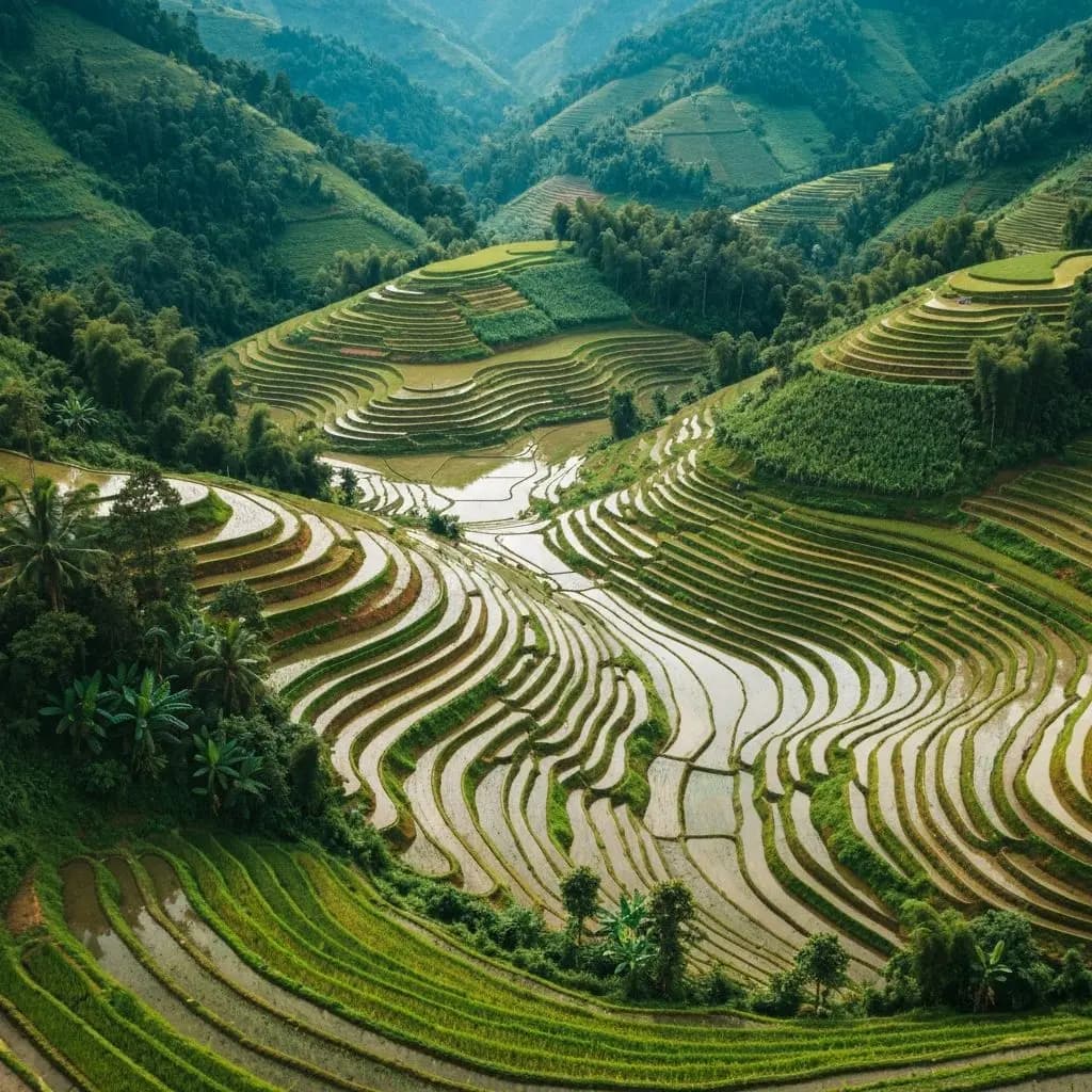 Rice terraces