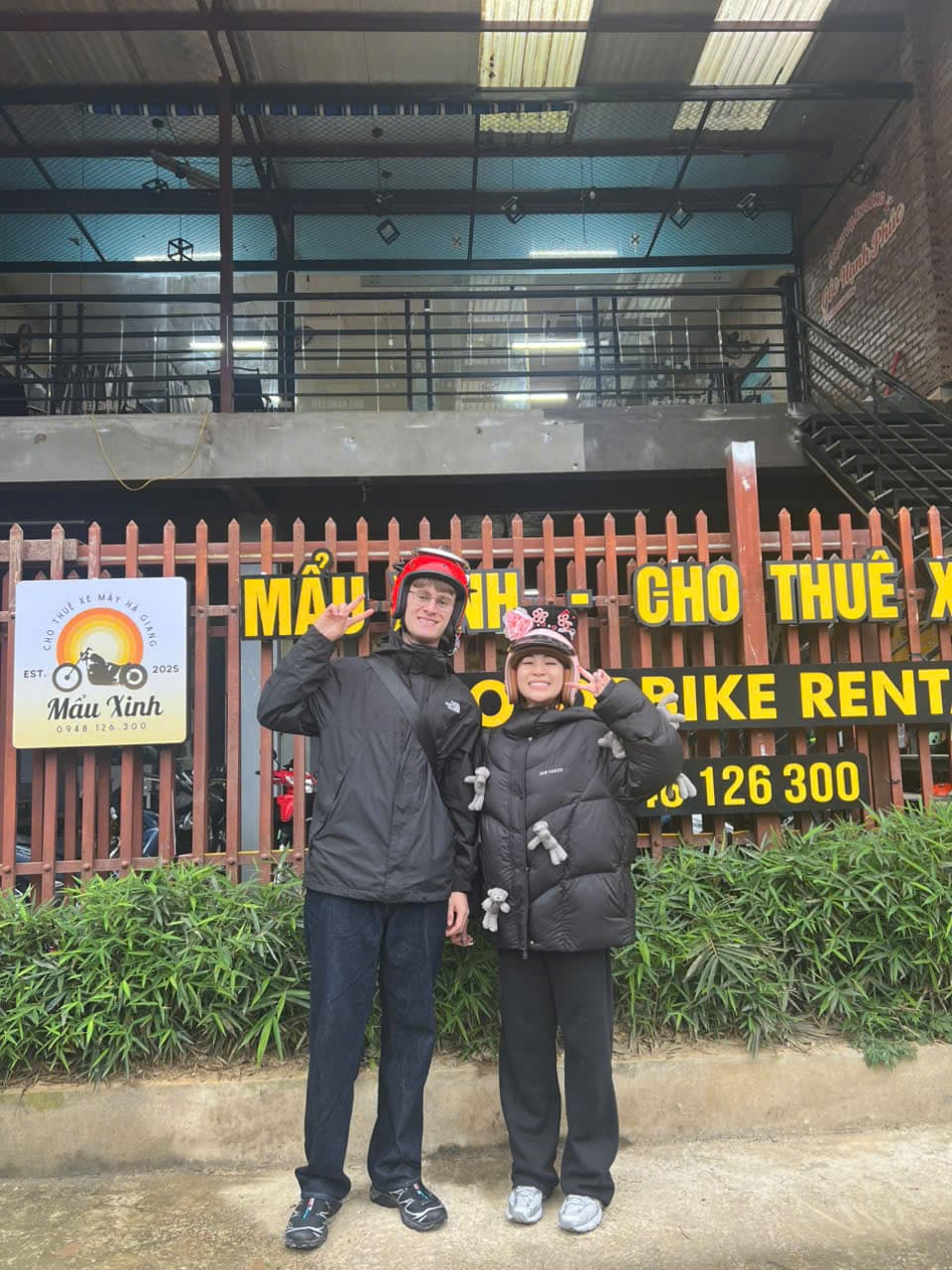 Panoramic landscape of Ha Giang Loop mountains and valleys